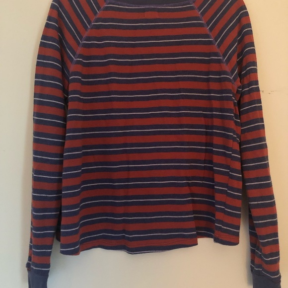 Check & Stripe orange and blue striped sweater - Picture 2 of 2